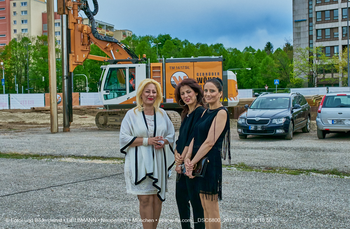 11. Mai 2017 - Grundsteinlegung für die LOGE und dem Kulturquadrat in Neuperlach